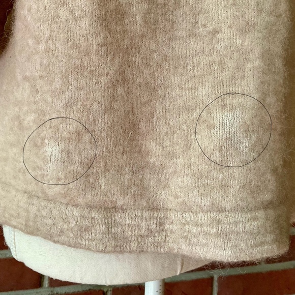 & Other Stories Alpaca Blend Knitted Beige Sweater Crew Neck Top Size M NEW - Picture 4 of 16